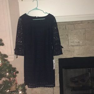 New with tags, beautiful , navy lace dress